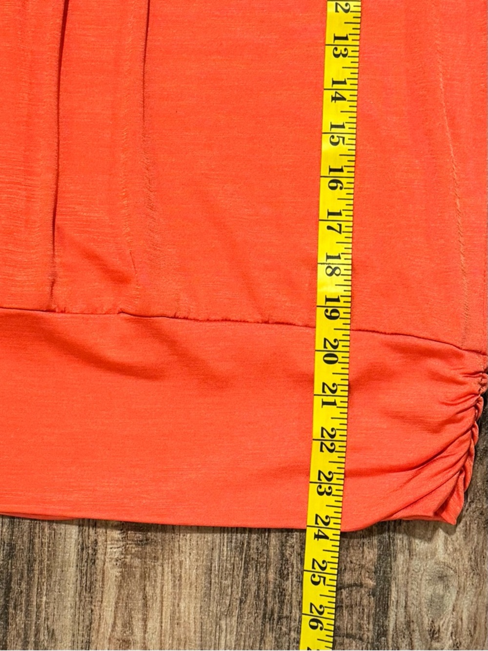 Alyx Bright Orange Scoop-Neck Short Sleeve Top - Picture 7 of 8